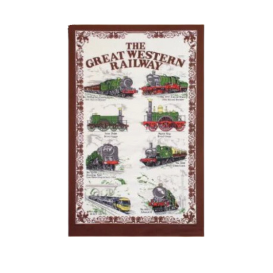 Great Western Railway Tea Cloth - GWR Locomotives