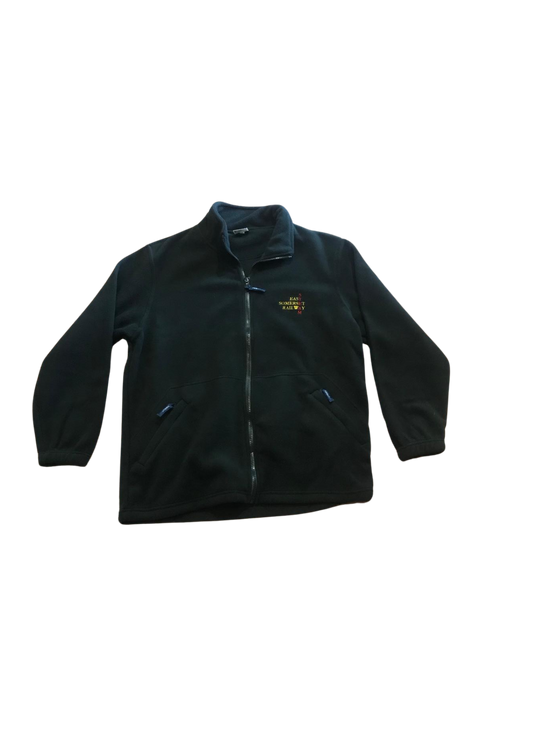 Zip Up Fleece Black - East Somerset Railway